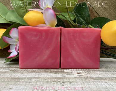Watermelon Lemonade Organic Handmade Soap