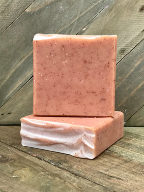 Organic Cedarwood & Citrus Handmade Soap (medium grit)