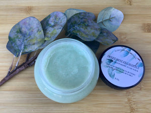 Organic Sweet Mint Eucalyptus Emulsified Sugar Scrub