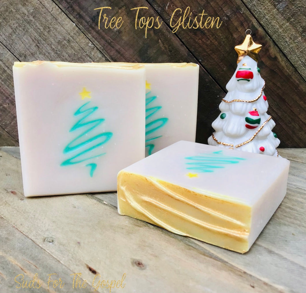 Tree Tops Glisten Organic Handmade Soap
