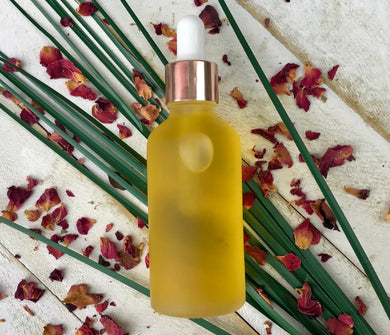 Natural and Organic Rejuvenating Facial Oil: Organic Hibiscus and Rose Hip Oil