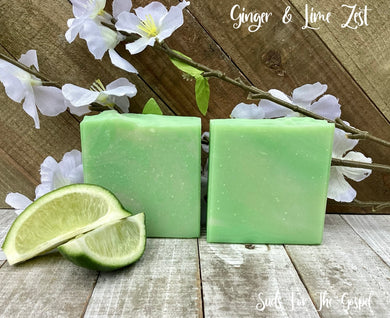 Ginger and Lime Zest Organic Handmade Soap