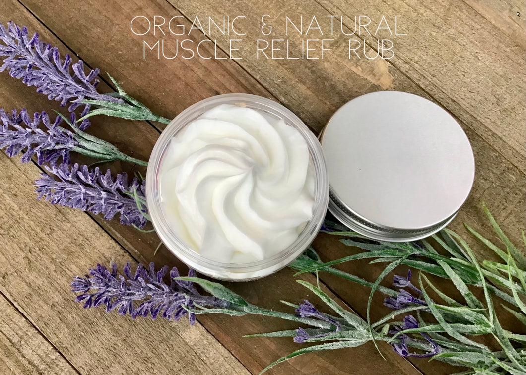 Organic & Natural Muscle Relief Rub
