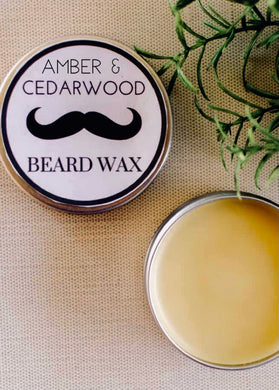 Amber & Cedarwood Organic Beard and Mustache Wax