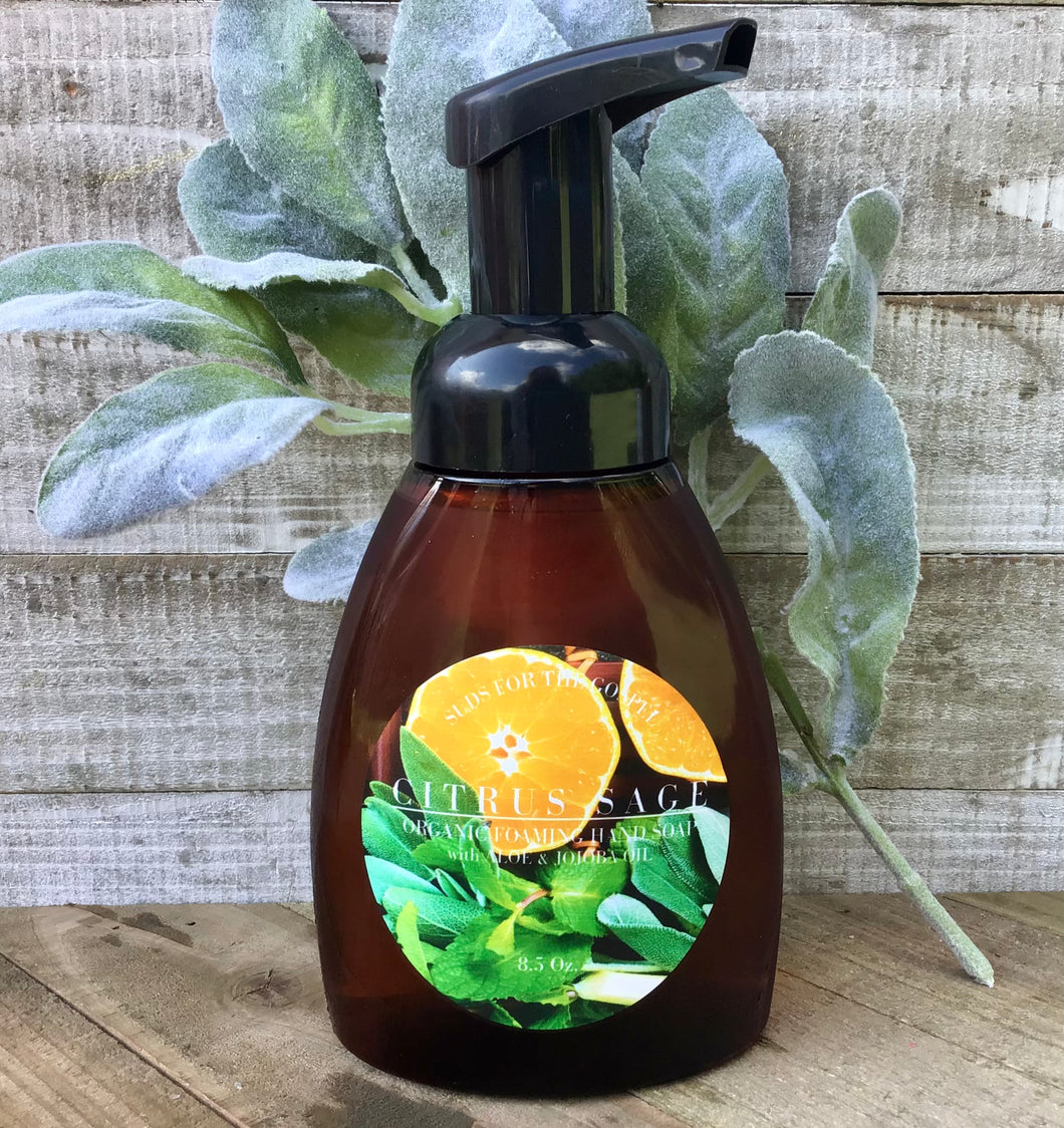 Citrus Sage Organic Foaming Hand Soap