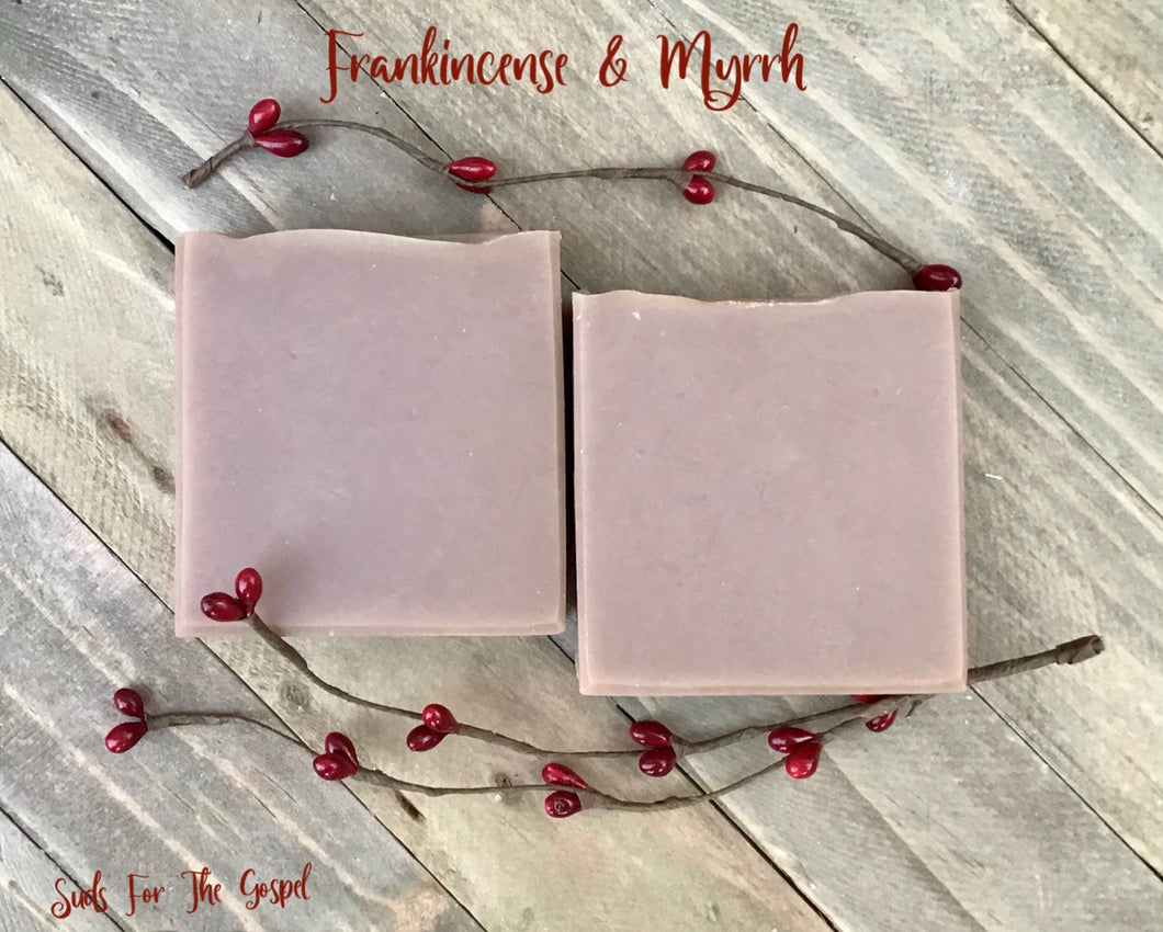 Frankincense & Myrrh Organic Handmade Soap