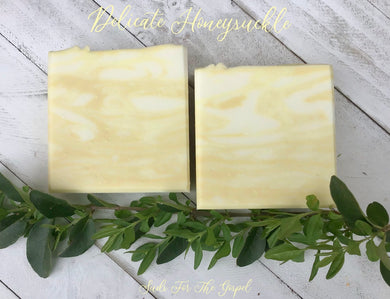 Delicate Honeysuckle Organic Handmade Soap