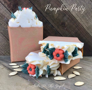 Pumpkin Party Organic Handmade Artisan Soap