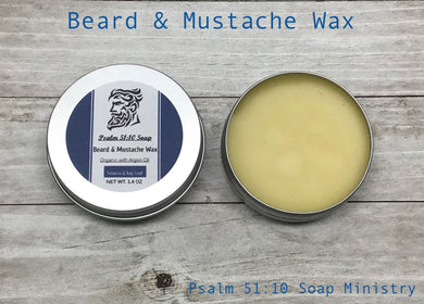 Beard & Mustache Wax: Tobacco and Bayleaf